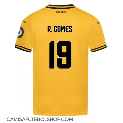 Camisa de time de futebol Wolves Rodrigo Gomes #19 Replicas 1º Equipamento 2024-25 Manga Curta